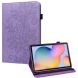 Защитный чехол Deexe Flower Print для Samsung Galaxy Tab S6 lite / S6 Lite (2022/2024) - Purple. Фото 1 из 9