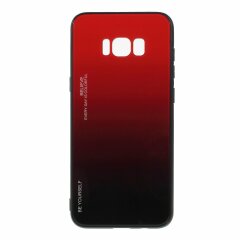 Защитный чехол Deexe Gradient Color для Samsung Galaxy S8 Plus (G955) - Red / Black