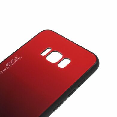 Защитный чехол Deexe Gradient Color для Samsung Galaxy S8 Plus (G955) - Red / Black