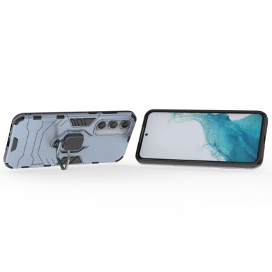 Защитный чехол Deexe Hybrid Case для Samsung Galaxy A35 (A356) - Blue