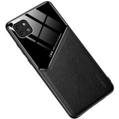 Захисний чохол Deexe Magnetic Leather Cover для Samsung Galaxy A22 5G (A226) - Black