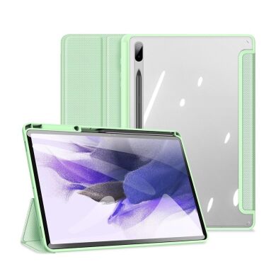 Защитный чехол DUX DUCIS TOBY Series для Samsung Galaxy Tab S7 FE / S7 Plus / S8 Plus (T730/736/800/806/970/975) - Light Green