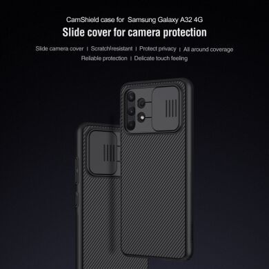 Защитный чехол NILLKIN CamShield Case для Samsung Galaxy A32 (А325) - Blue
