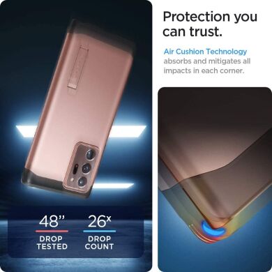 Защитный чехол Spigen (SGP) Tough Armor для Samsung Galaxy Note 20 Ultra (N985) - Black