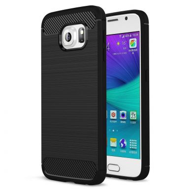 Защитный чехол UniCase Carbon для Samsung Galaxy S6 (G920) - Black
