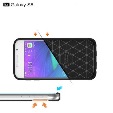 Защитный чехол UniCase Carbon для Samsung Galaxy S6 (G920) - Turquoise