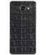 Кожаная наклейка Glueskin Black Croco для Samsung Galaxy A5 (2016). Фото 1 из 7