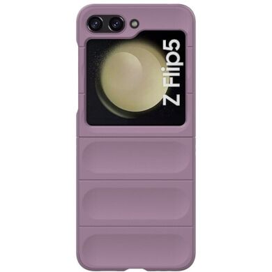 Защитный чехол Deexe Terra Case (FF) для Samsung Galaxy Flip 5 - Light Purple