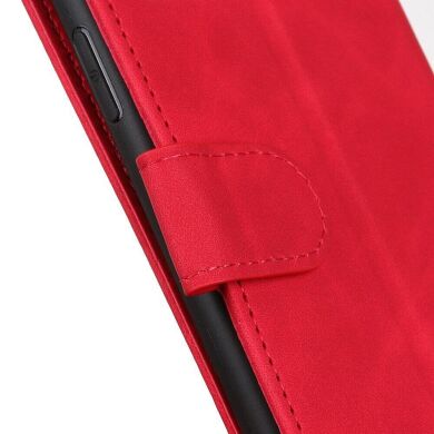 Чехол-книжка KHAZNEH Retro Wallet для Samsung Galaxy A15 (A155) - Red