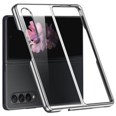 Захисний чохол Deexe Shiny Cover (FF) для Samsung Galaxy Fold 4 - Silver