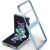 Защитный чехол Deexe Shiny Cover (FF) для Samsung Galaxy Flip 4 - Blue