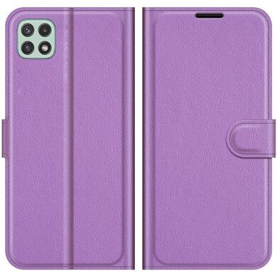 Чехол-книжка Deexe Book Type для Samsung Galaxy A22 5G (A226) - Purple