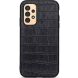 Кожаный чехол UniCase Croco Skin для Samsung Galaxy A13 (А135) - Black. Фото 1 из 5