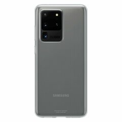 Силиконовый (TPU) чехол Clear Cover для Samsung Galaxy S20 Ultra (G988) EF-QG988TTEGRU - Transparent