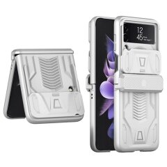 Защитный чехол GKK Hinge Case для Samsung Galaxy Flip 3 - Silver