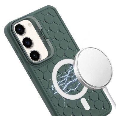 Защитный чехол Deexe CasePro with MagSafe для Samsung Galaxy S23 (S911) - Army Green