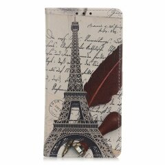 Чехол Deexe Life Style Wallet для Samsung Galaxy A21s (A217) - Eiffel Tower