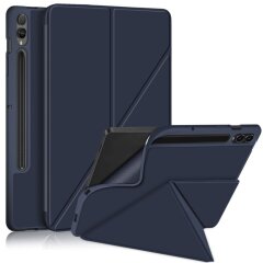 Чехол Deexe Origami Case для Samsung Galaxy Tab S9 (X710/716) - Dark Blue