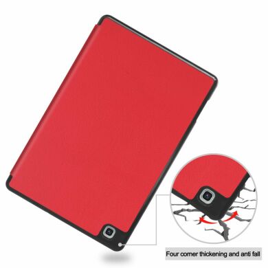 Чехол Deexe Smart Cover для Samsung Galaxy Tab S6 lite / S6 Lite (2022/2024) - Red