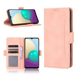 Чохол Deexe Wallet Stand для Samsung Galaxy A02 (A022) - Pink
