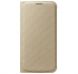 Чехол Flip Wallet Fabric для Samsung S6 (G920) EF-WG920BBEGRU - Gold. Фото 1 из 4