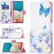 Чехол-книжка Deexe Color Wallet для Samsung Galaxy A53 (A536) - Butterfly and Flowers. Фото 1 из 8