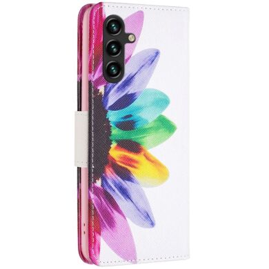 Чехол-книжка Deexe Color Wallet для Samsung Galaxy A55 (A556) - Sunflower
