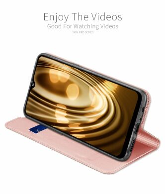Чехол-книжка DUX DUCIS Skin Pro для Samsung Galaxy A10s (A107) - Rose Gold