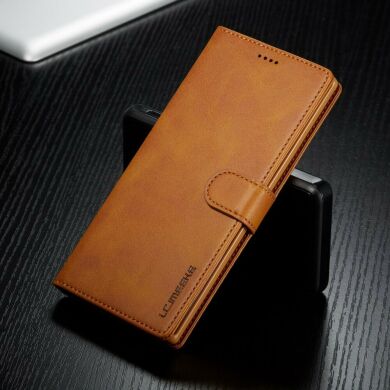 Чехол LC.IMEEKE Wallet Case для Samsung Galaxy Note 10+ (N975) - Brown
