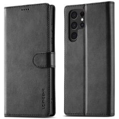 Чохол LC.IMEEKE Wallet Case для Samsung Galaxy S22 Ultra - Black