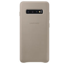 Чохол Leather Cover для Samsung Galaxy S10 Plus (G975) EF-VG975LJEGRU - Gray