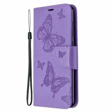 Чехол UniCase Butterfly Pattern для Samsung Galaxy A31 (A315) - Purple