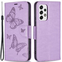 Чехол UniCase Butterfly Pattern для Samsung Galaxy A53 - Purple