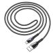 Дата-кабель Hoco U89 Safeness MicroUSB (1.2m) - Black. Фото 1 из 8