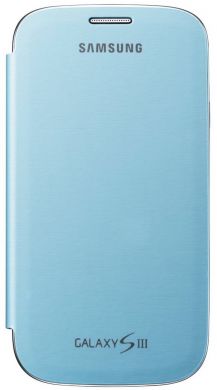 Flip cover Чехол для Samsung Galaxy S III (i9300) - Light Blue