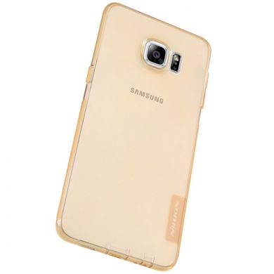 Силиконовая накладка NILLKIN Nature TPU для Samsung Galaxy S6 edge+ (G928) - Gold