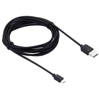 HAWEEL Charging Cable Дата-кабель для microusb (3 метра) - Black