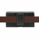 Кожаный чехол для Deexe Belt Pouch для смартфонов - L - Black. Фото 6 из 10