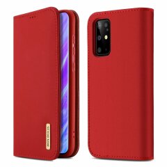 Шкіряний чохол DUX DUCIS Wish Series для Samsung Galaxy S20 Plus (G985) - Red