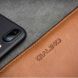 Кожаный чехол-портмоне QIALINO Modern Wallet для смартфонов - Brown. Фото 8 из 11