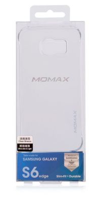 Пластиковая накладка MOMAX Clear Breeze для Samsung Galaxy S6 edge (G925) - Transparent