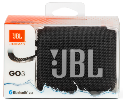 Портативная акустика JBL GO 3 (JBLGO3BLK) - Black