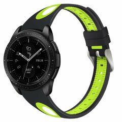 Ремінець UniCase Sport Style для Samsung Galaxy Watch 46mm / Watch 3 45mm / Gear S3 - Black / Green