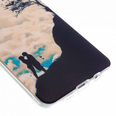 Силиконовая накладка Deexe Life Style для Samsung Galaxy A3 (2016) - Mountains and Lovers