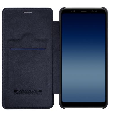 Чехол-книжка NILLKIN Qin Series для Samsung Galaxy A8 2018 (A530) - Black