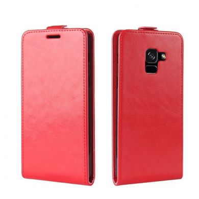 Чехол-книжка Deexe Flip Case для Samsung Galaxy A8 2018 (A530) - Red