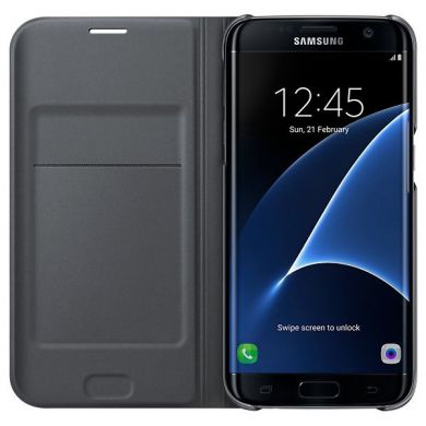 Чехол Flip Wallet для Samsung Galaxy S7 edge (G935) EF-WG935PBEGRU - Black