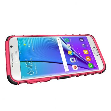 Захисний чохол UniCase Hybrid X для Samsung Galaxy S7 edge (G935), Малиновий