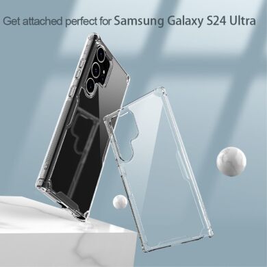 Силиконовый чехол NILLKIN Nature TPU Pro для Samsung Galaxy S24 Ultra - Transparent