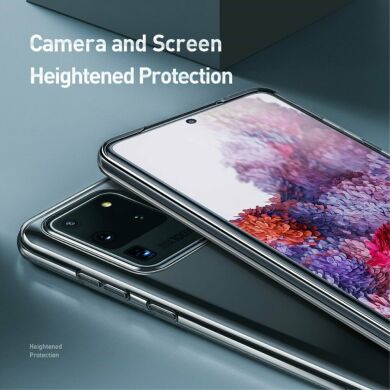 Силиконовый (TPU) чехол BASEUS Simple Series для Samsung Galaxy S20 Ultra (G988) - Transparent